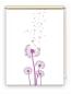 Preview: Rollo Dandelions lila , Rollo, Motivrollo, Rollo mit Druck, Fotorollo, bedrucktes Rollo, Fensterrollo,verdunkelndes Rollo, Sonnenschutz Rollo